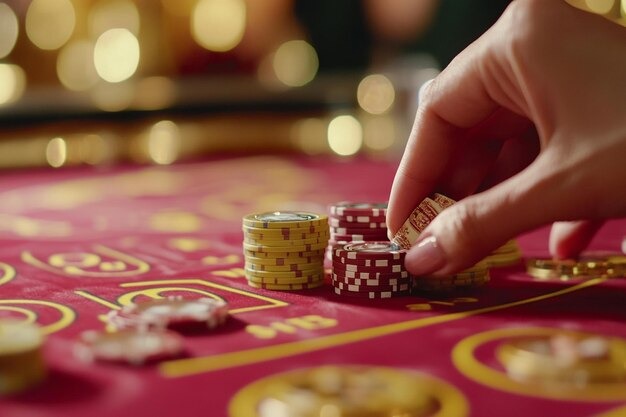 Dealer hand reveal on Treasures of Aztec table